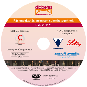 Diabetes - Páciensoktatási program DVD-kiadás